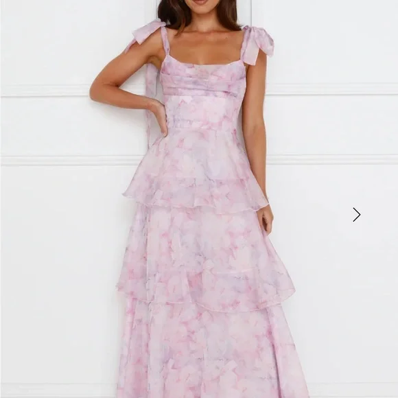 Hello Molly Pink Maxi Dress - Picture 1 of 3